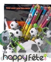 Assortiment de Gadgets sur le thème du football