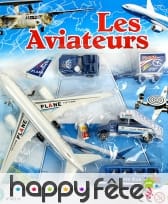 Avion de ligne 19 cm + véhicules