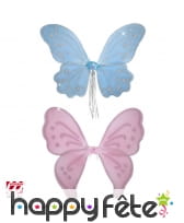 Aile de papillon à paillettes pour enfant