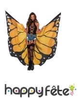 Ailes de papillon géant noir jaune, image 2