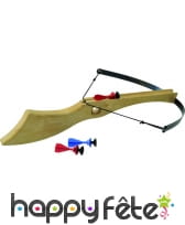 Arbalète en bois artisanal de 45 cm, image 2