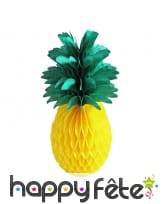 Ananas en papier alvéolé de 35cm