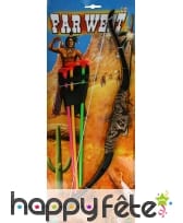 Arc indien avec 3 flèches