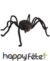 Araignée noire de 25cm sur pince à cheveux, image 1