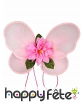 Ailes nénuphar rose pour enfant