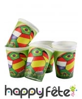 Assiettes ou gobelets thème mondial de foot, image 3
