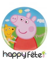 Assiette Peppa pig de 20 cm en mélamine