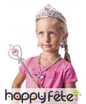 Accessoires rose de princesse pour enfant
