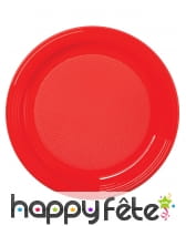 Assiettes rondes en plastique, image 5