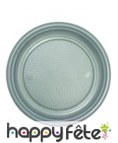 Assiettes rondes en plastique, image 19