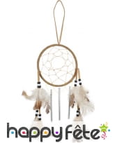 Attrape rêves marron clair de 23cm
