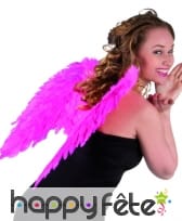 Ailes rose pour adulte, 50cm