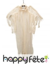 Ange squelette blanc à suspendre de 110cm