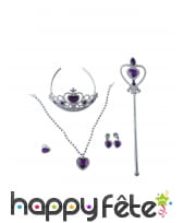 Accessoires violets de petite princesse, image 1