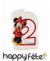 Bougie 2 ans Minnie Mouse