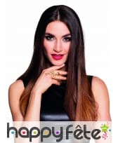 Bague 2 doigts serpent doré