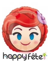 Ballon Ariel émoticone de 43cm