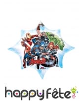 Ballon Avengers en forme d'étoile 25 x 27 cm