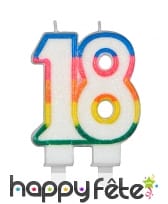 Bougie anniversaire en forme de nombre, image 1