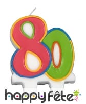 Bougie anniversaire en forme de nombre, image 2