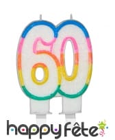 Bougie anniversaire en forme de nombre, image 4