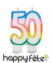 Bougie anniversaire en forme de nombre, image 5