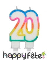 Bougie anniversaire en forme de nombre, image 8