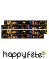 Banderole Anniversaire Feux d'artifice 3,60m, image 2