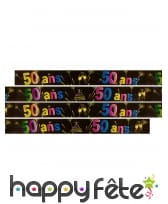 Banderole Anniversaire Feux d'artifice 3,60m, image 3