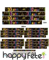 Banderole Anniversaire Feux d'artifice 3,60m