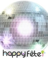 Boule à facette disco en carton plat de 34cm, image 1