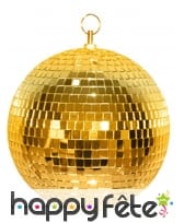 Boule à facettes dorée disco de 20cm