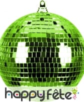 Boule à facettes vert clair