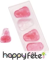 Bac a glacon original paire de seins