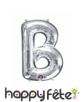 Ballon argenté géant en forme de Lettre, image 2