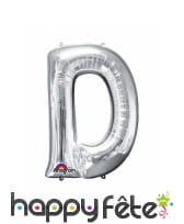 Ballon argenté géant en forme de Lettre, image 4