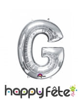 Ballon argenté géant en forme de Lettre, image 7