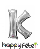 Ballon argenté géant en forme de Lettre, image 11