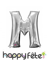 Ballon argenté géant en forme de Lettre, image 13