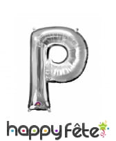 Ballon argenté géant en forme de Lettre, image 16