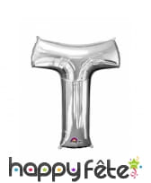 Ballon argenté géant en forme de Lettre, image 19