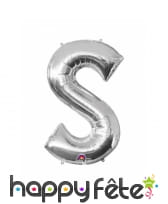 Ballon argenté géant en forme de Lettre, image 20