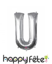 Ballon argenté géant en forme de Lettre, image 21