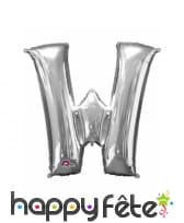 Ballon argenté géant en forme de Lettre, image 23