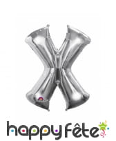 Ballon argenté géant en forme de Lettre, image 24