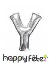 Ballon argenté géant en forme de Lettre, image 25