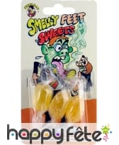 Bonbons au goût de pied qui pue