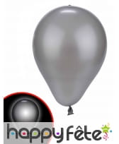 Ballon argenté lumineux, image 1