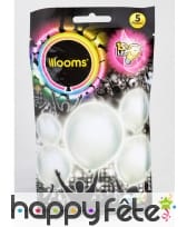 Ballon argenté lumineux, image 2