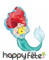 Ballon Arielle la petite sirène de 86cm
